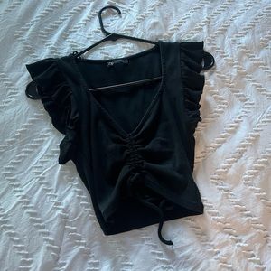ZARA Butterfly Crop Top (S)